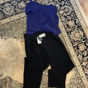 Giorgio Armani treasure + bleu top format casual. Brand new